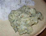 Curry verde di patate