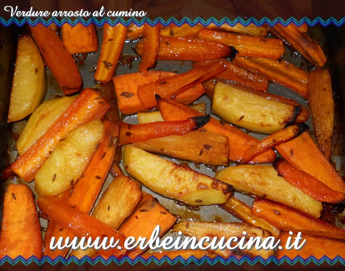 Verdure arrosto al cumino